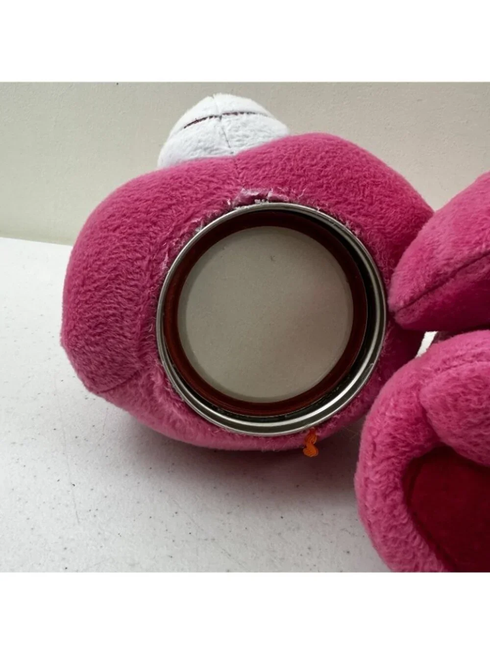Bear Stash Jar Large Pink  Bear Plush Hide Valuables Secret Storage